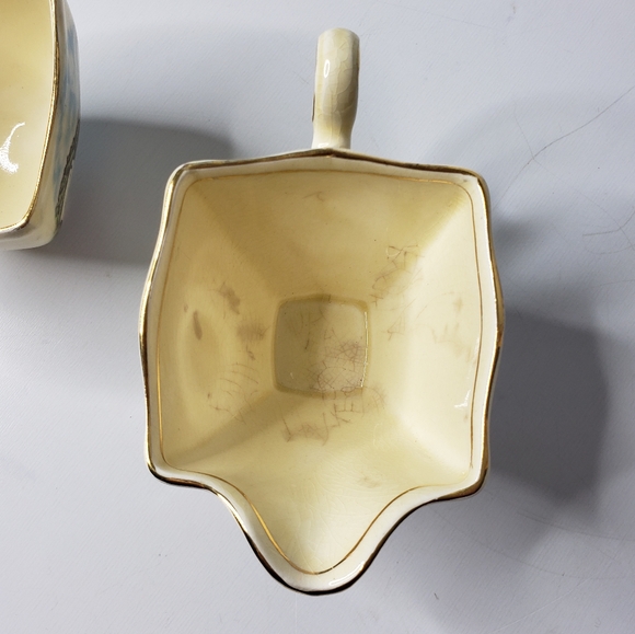 Vtg Royal Winton Grimwades Niagara Fall Souvenir Cream & Sugar Ceramic Set Curio - Picture 10 of 13